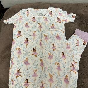 Angel Dear Ballerina Print Kids Pajama Set